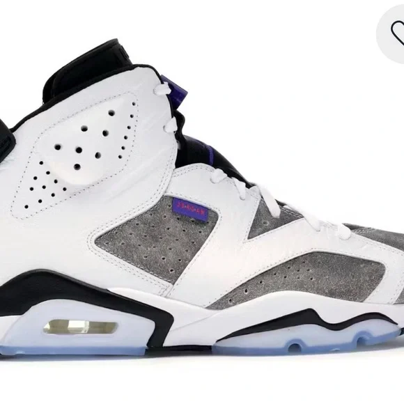 Nike Air Jordan 6 Retro LTR Flint Men's 13 US White Sneakers (C13125-100) - Picture 12 of 16